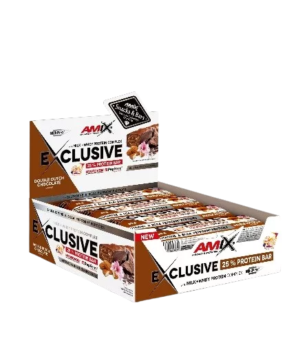 amix exclusive protein bar box